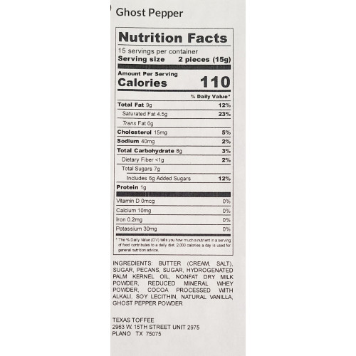 Gotcha Toffee Ghost Pepper